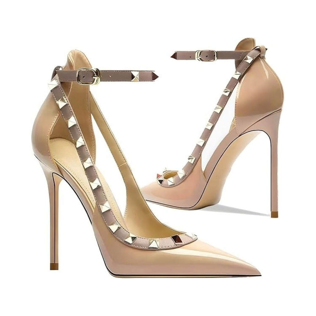 Mexidon Zapatillas de Tacón Alto Mujer | Punta Fina y Tacón de Aguja