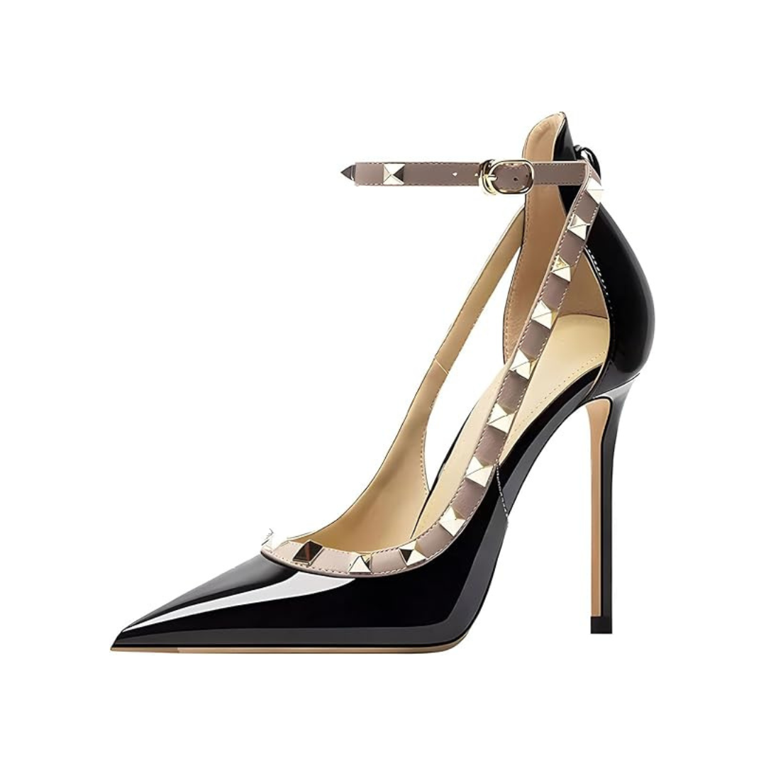 Mexidon Zapatillas de Tacón Alto Mujer | Punta Fina y Tacón de Aguja