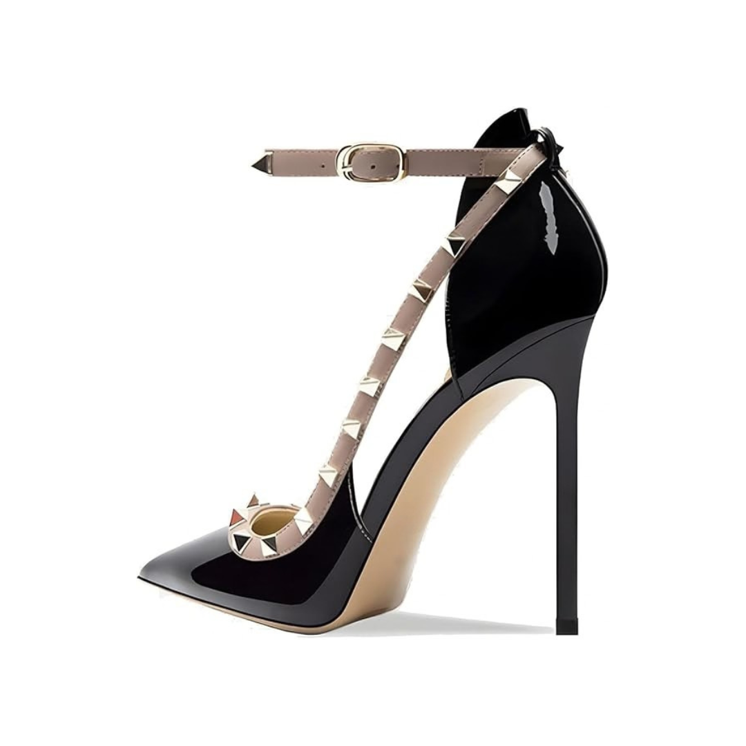 Mexidon Zapatillas de Tacón Alto Mujer | Punta Fina y Tacón de Aguja