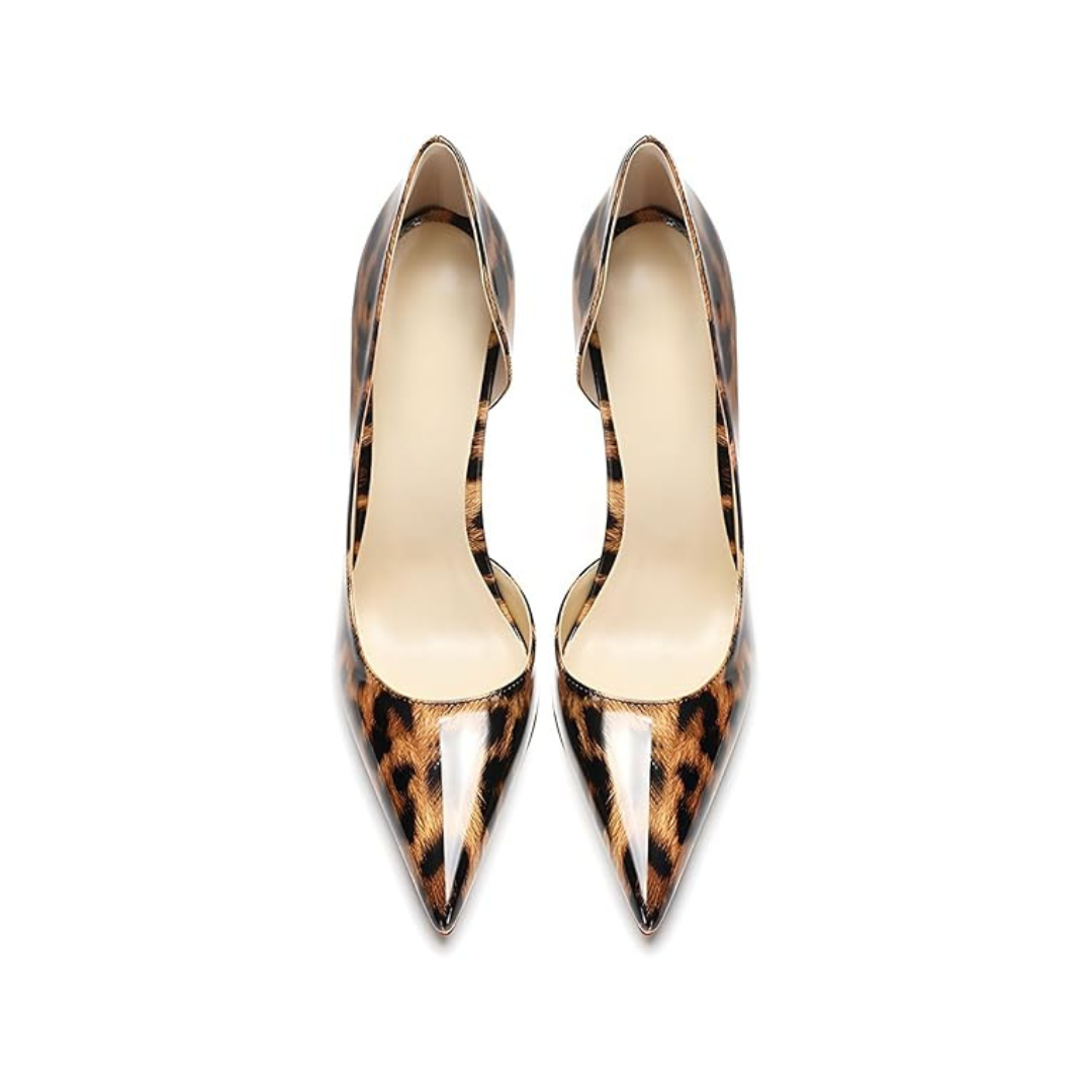 Mexidon Zapatillas de Tacón Alto Mujer | Punta Fina y Diseño Clásico