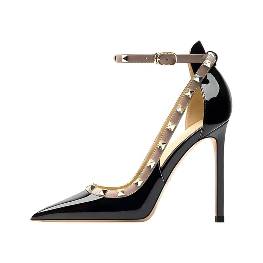 Mexidon Zapatillas de Tacón Alto Mujer | Punta Fina y Tacón de Aguja