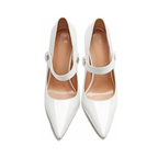 Mexidon Zapatillas de Tacón Alto Mujer | Punta Fina y Correa Elegante