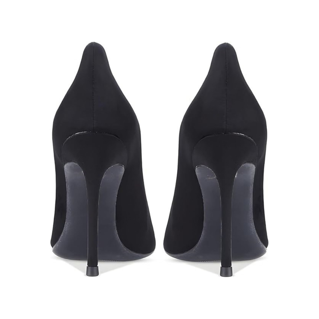 Mexidon Zapatillas de Tacón Alto Mujer | Punta Fina y Hebilla con Pedrería