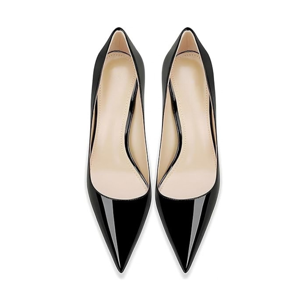 Mexidon Zapatillas de Tacón Alto Mujer | Punta Fina y Diseño Elegante Slip-On