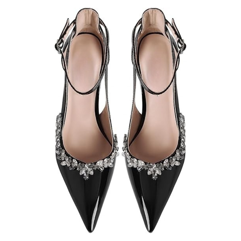 Mexidon Zapatillas de Tacón Alto Mujer | Punta Fina y Tacón de Aguja