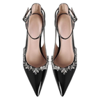 Mexidon Zapatillas de Tacón Alto Mujer | Punta Fina y Tacón de Aguja