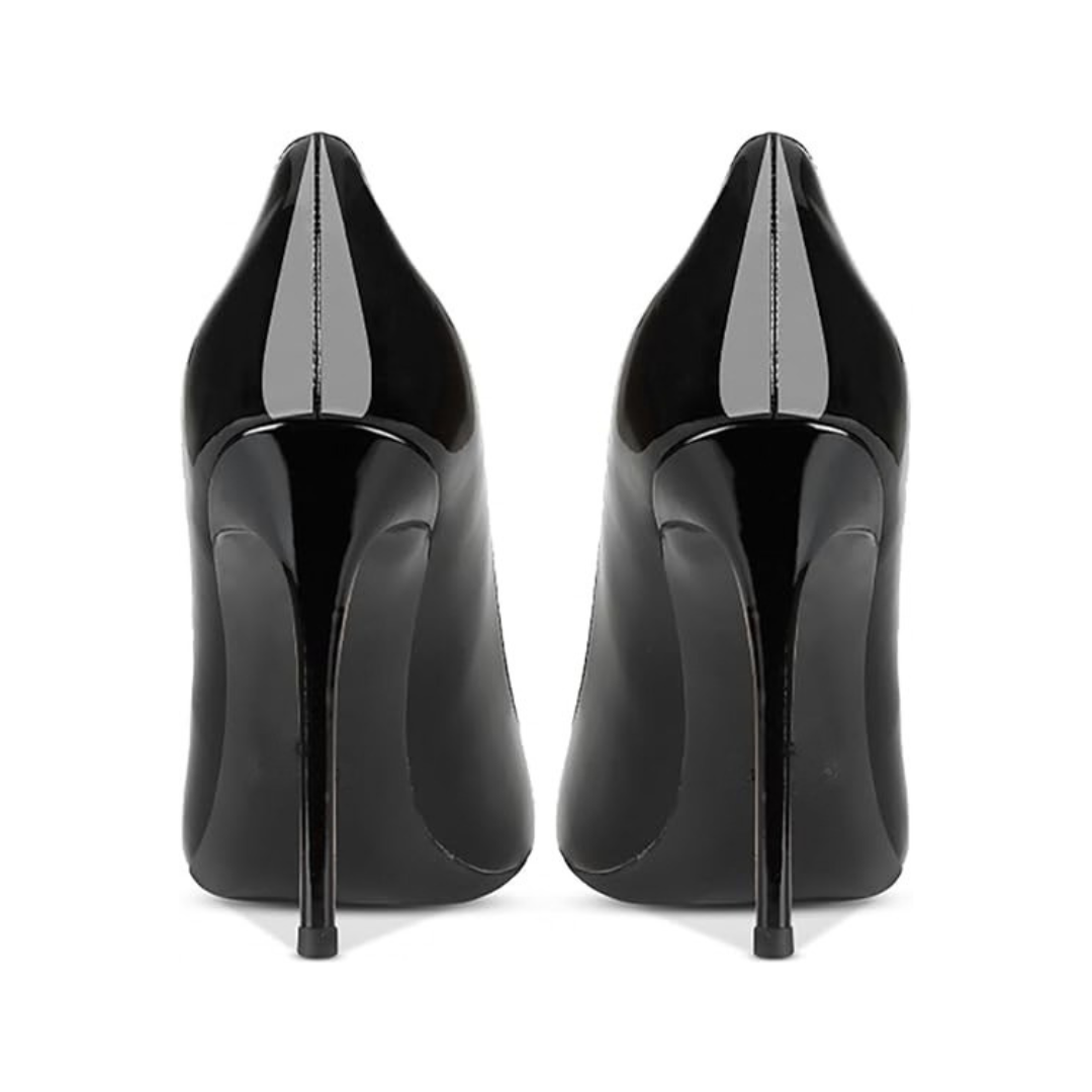 Mexidon Zapatillas de Tacón Alto Mujer | Punta Fina con Mariposa y Lentejuelas