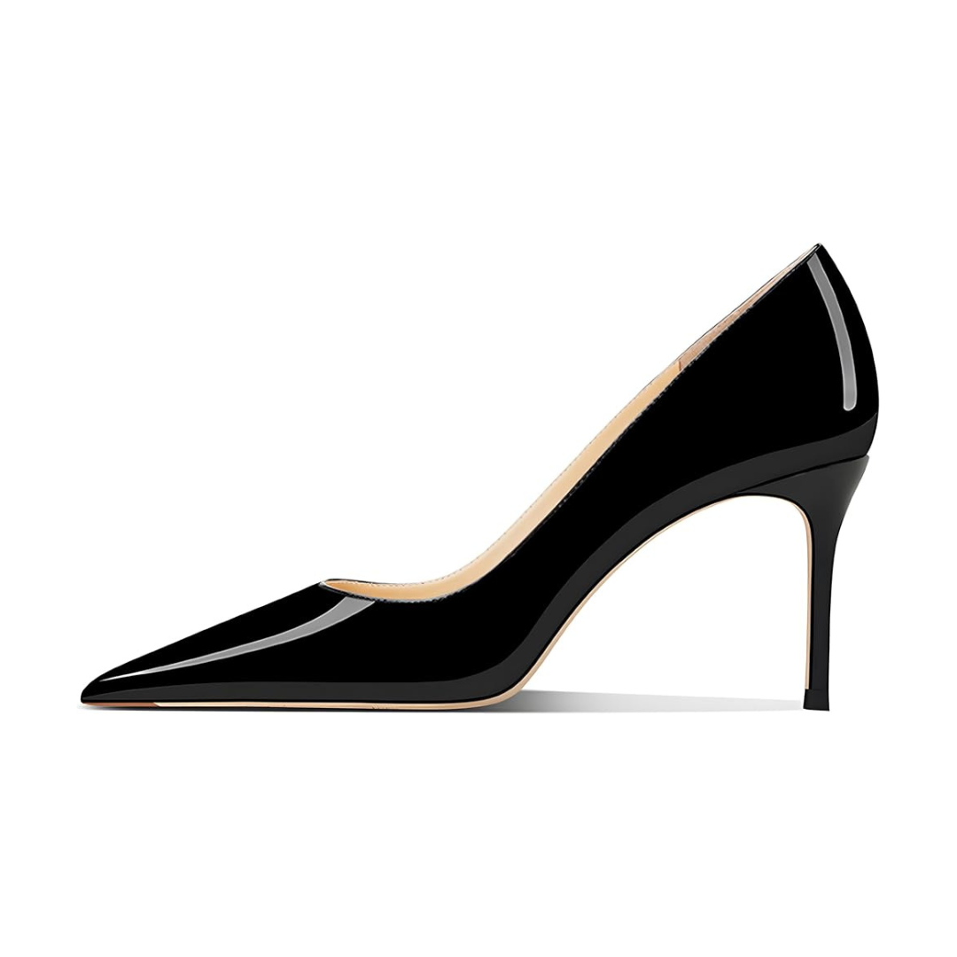 Mexidon Zapatillas de Tacón Alto Mujer | Punta Fina y Diseño Elegante Slip-On