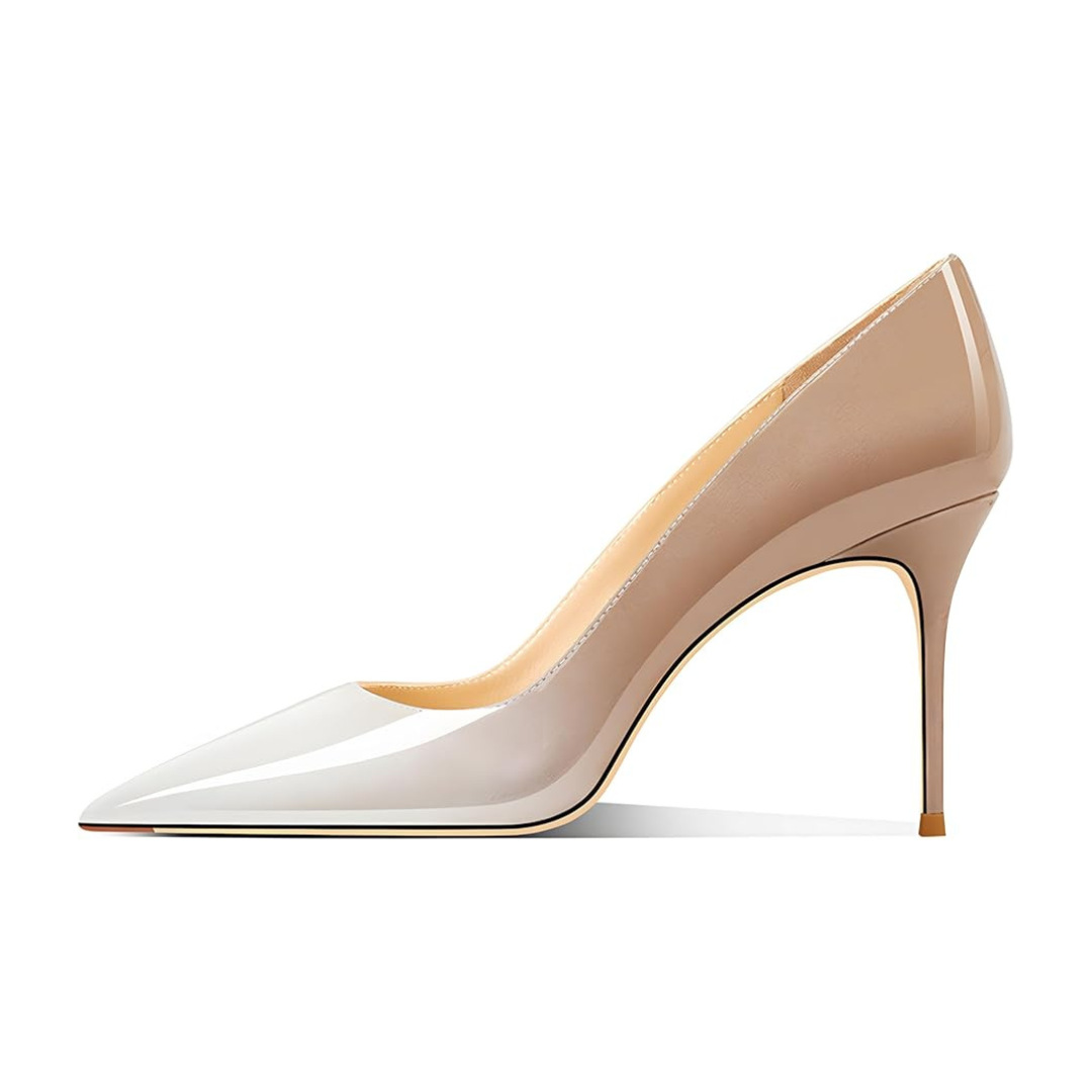 Mexidon Zapatillas de Tacón Alto Mujer | Punta Fina y Diseño Elegante Slip-On