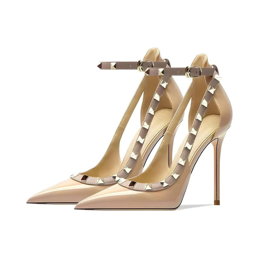 Mexidon Zapatillas de Tacón Alto Mujer | Punta Fina y Tacón de Aguja