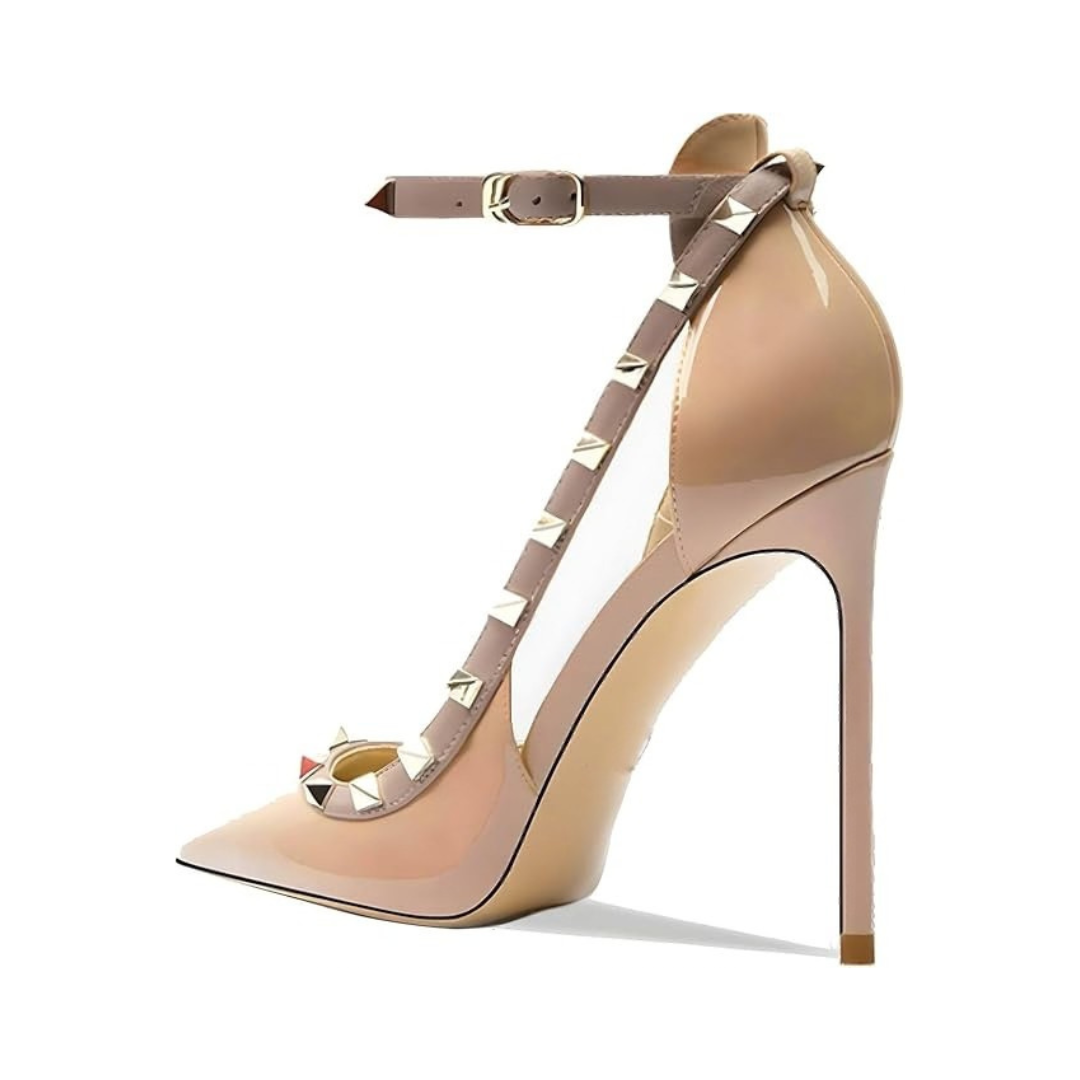 Mexidon Zapatillas de Tacón Alto Mujer | Punta Fina y Tacón de Aguja