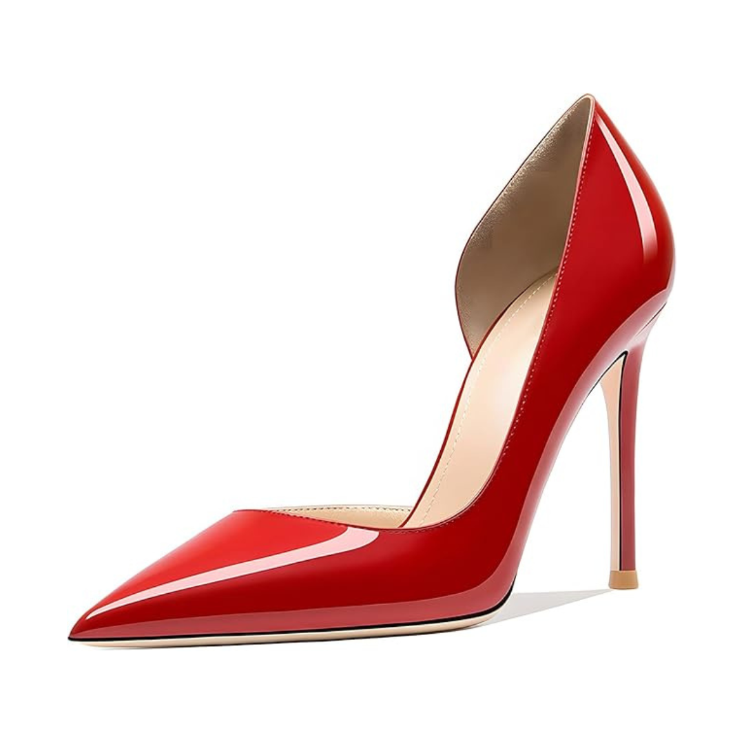 Mexidon Zapatillas de Tacón Alto Mujer | Punta Fina y Diseño Clásico