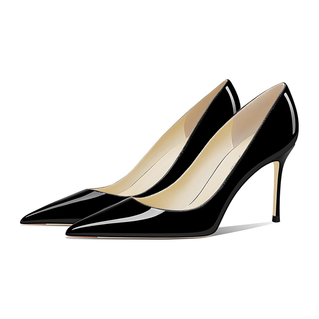 Mexidon Zapatillas de Tacón Alto Mujer | Punta Fina y Diseño Elegante Slip-On